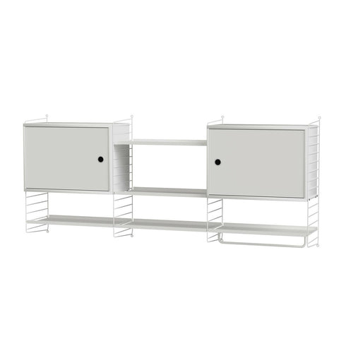 Kitchen M / Shelf With 2 Cabinets 180x75x30cm
